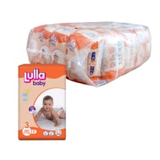 Pañales desechables - culeros - para bebé etapa 3 Midi Lulla Baby (20 x 8 U)