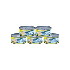 Atún en lomitos en aceite vegetal Kada (5 x 160 g / 5.6 oz)