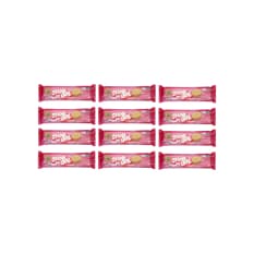 Galletas sabor vainilla rellenas con crema sabor a fresa Show Gol (12 x 76 g / 2.68 oz)