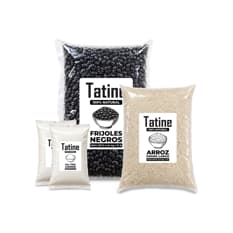 Combo básico Tatine #14: Frijoles negros Tatine + Arroz de grano largo Tatine + Sal fina común Tatine