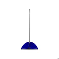 Recogedor con caucho de mango largo plegable azul Cm Profecional