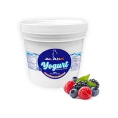 Yogurt probiótico de coágulo sabor frutos del bosque Alask (1 L)