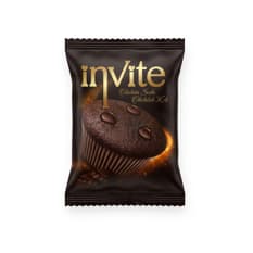 Pastel de chocolate relleno de crema de cacao Invite (25 g)