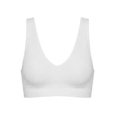 Top corto deportivo color blanco para mujer Torbex