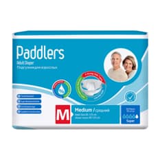 Pañales desechables para adulto talla M Paddlers (30 U)