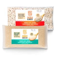 Combo de granos selectos Cosecha Real #13: Arroz de grano largo + Frijoles blancos