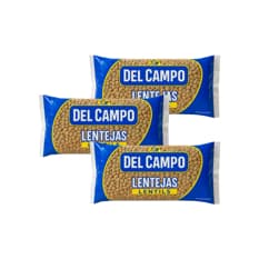 Combo lentejas Del Campo (3 x 454 g / 1 lb)