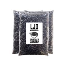 Frijoles negros LJD (3 x 454 g / 1 lb)