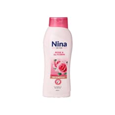 Champú con esencia de rosas y glicerina Nina (400 ml)