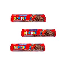 Galletas de chocolate con relleno sabor a chocolate Pica Pau Todeschini (3 x 115 g / 4.06 oz)