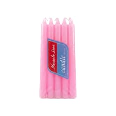 Velas color rosa Miracle Diox (10 U)
