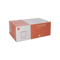 Juego de vasos de cristal Yuyuan (6 U)