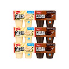 Natillas de chocolate y vainilla (24 x 92 g / 3.25 oz)