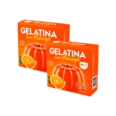 Gelatina sabor naranja Macro Food (2 x 100 g / 3.5 oz)