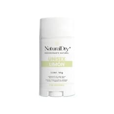 Desodorante natural corporal en barra unisex aroma limón NaturalDry (50 g / 1.76 oz)