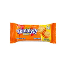 Galletas sándwich de vainilla rellenas de crema sabor a naranja Delizola (35 g / 1.23 oz)