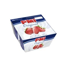 Yogurt sabor fresa Original PMI (4 x 120 g / 4.23 oz)