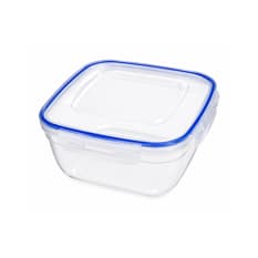 Pozuelo cuadrado hermético de plástico 3750 ml Casa y Menaje