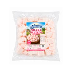 Grasa de cerdo en trozos Los Bendecidos (454 g / 1 lb)