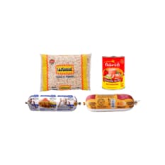 Combo mixto (avena, picadillo, mortadella y jamonilla)