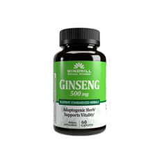 Suplemento herbario Ginseng 500 mg Widmill (60 cápsulas)