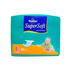 Pañales desechables para bebé de 7 - 18 kg talla L YourSun (30 U)