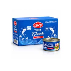 Atún lomitos en aceite Lucy (48 x 185 g / 6.53 oz)