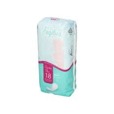 Almohadillas sanitarias anatómicas sin alas Angélica (18 U)