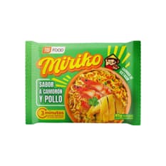 Sopa instantánea de fideos sabor a camarón y pollo Miriko (65 g / 2.29 oz)