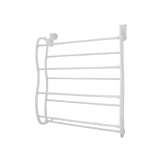Organizador blanco de zapatos de 4 niveles sobre la puerta Home Deluxe