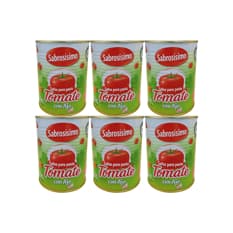 Combo Salsa de Tomate condimentada para pasta ( 6 x 400 g /14.10 oz)