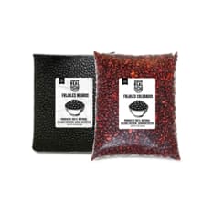 Combo de granos #6: Frijoles colorados Cosecha Real + Frijoles negros Cosecha Real