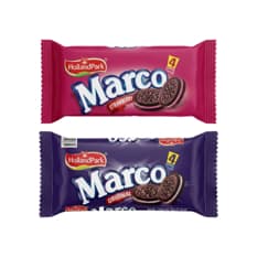 Galletas de chocolate rellenas de crema de vainilla y fresa Marco HollandPark (30 g / 1.05 oz)