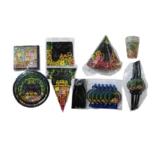 Set de 66 artículos para fiesta con temática Nintendo