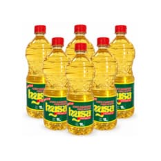 Aceite de soya puro Hysa (6 x 1 L)
