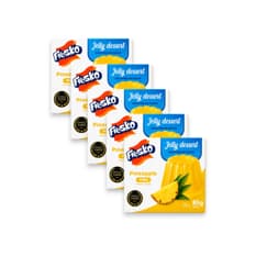 Gelatina de piña Fresko (5 x 85 g / 3 oz)
