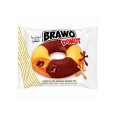 Pastel marmoleado con relleno de salsa de cacao Donut Brawo (40 g / 1.41 oz)