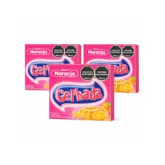 Gelatina sabor a naranja Gel’hada (3 x 35 g / 1.23 oz)