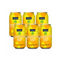 Refresco gaseado de piña YEYA (6 x 330 ml / 11.2 fl oz)