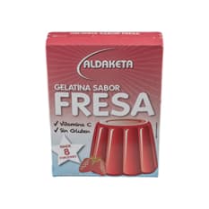 Gelatina sabor fresa Aldaketa (170 g / 6 oz)