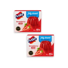 Gelatina sabor fresa Fresko (2 x 85 g / 3 oz)