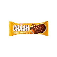 Barra de cacahuete con cobertura de cacao crujiente de maíz y arroz y caramelo Crash Tayas (40 g / 1.41 oz)