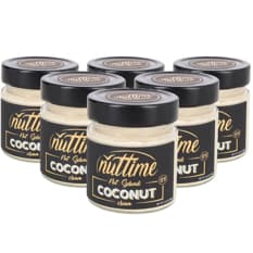 Crema de coco para untar Nuttime (6 x 250 g / 8.80 oz)