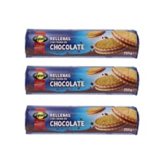 Galletas rellenas con crema de Chocolate Ayala (3 x 250 g / 8.82 oz)
