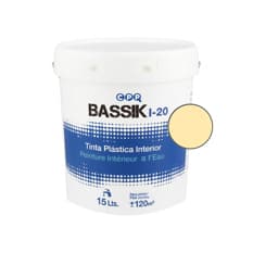 Pintura plástica interior marfil Bassik (15 L)