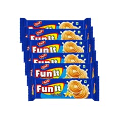 Galleta de crema con sabor a vainilla Fun2 (6 x 36 g / 1.27 oz)