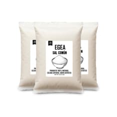 Sal común EGEA (3 x 1 kg / 2.2 lb)
