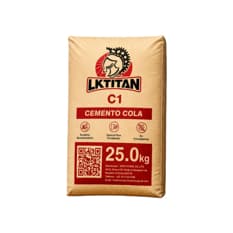Cemento cola porcelánico C1 LKTITAN (25 kg / 55 lb)