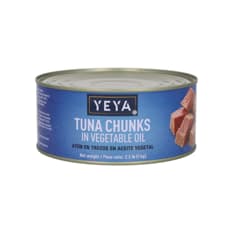 Atún en trozos en aceite vegetal YEYA (1 kg / 2.2 lb)