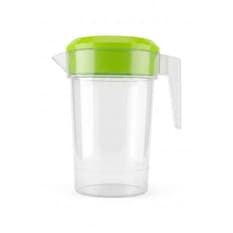 Jarra redonda de plástico con tapa de color verde Casa y Menaje (2 L)